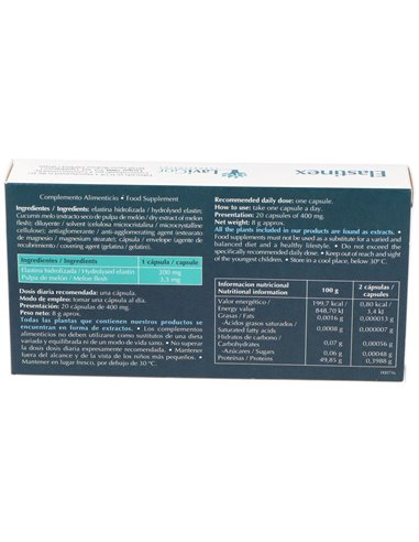 Elastinex 20 Cápsulas de Lavigor