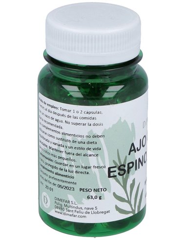 Ajo+Olivo+Espino 90Perlas de Dimefar