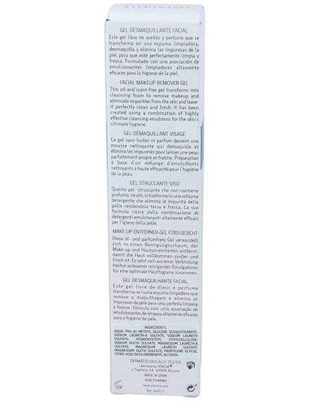 Essentielle Makeup Remover Gel 115Ml. de Atache