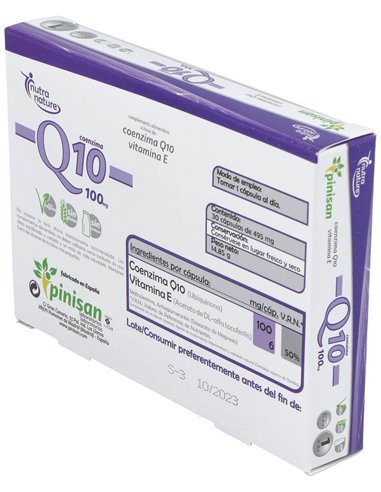Coenzima Q10 100Mg 30Cap. de Pinisan