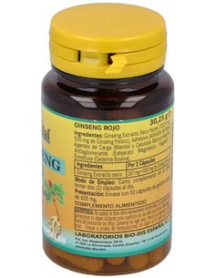 Ginseng Rojo 500Mg. 50Cap. de Nature Essential