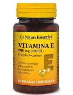 Vitamina E 400Ui Natural 60Perlas. de Nature Essential