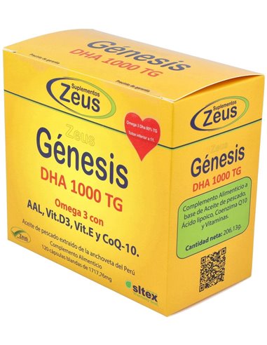 Genesis Dha Tg 1000 Omega 3 120Cap. de Zeus