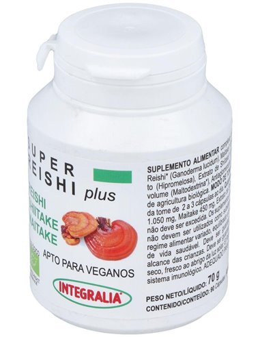 Super Reishi Plus Eco 90Cap. de Integralia