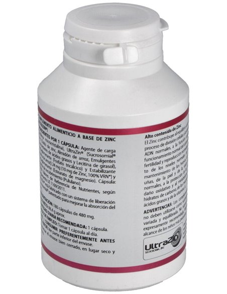 Holomega Zinc Liposomado 180Cap. de Equisalud