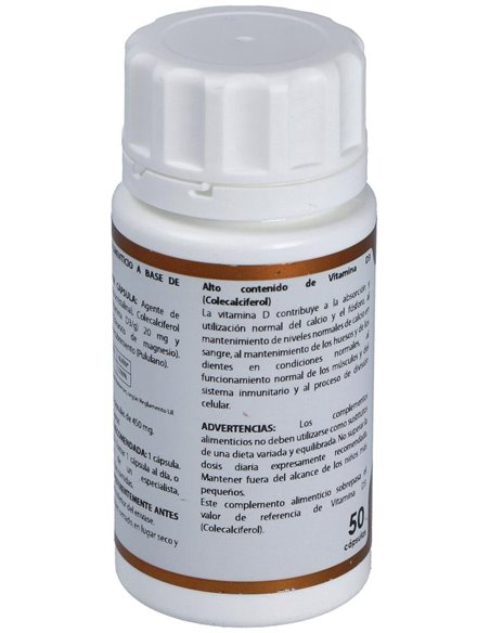 Holovit Vit. D3 2000Ui (Colecalciferol) 50Cap. de Equisalud