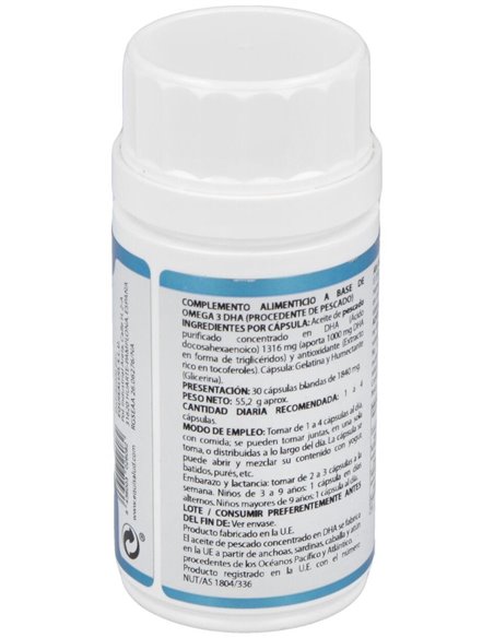 Cognivision Omega 3 Dha 1000Mg. 30Perlas de Equisalud