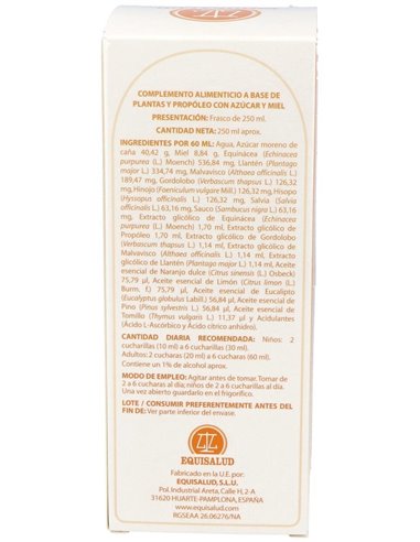 Holotox Jarabe 250Ml. de Equisalud