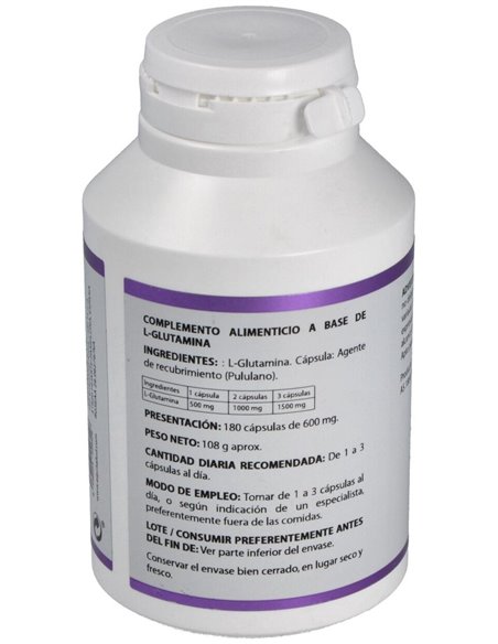Holomega L-Glutamina 180Cap. de Equisalud
