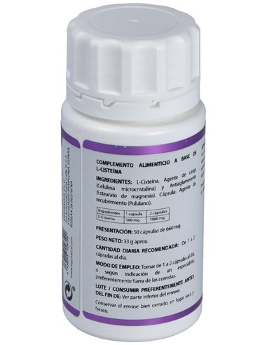 Holomega L-Cisteina 50Cap. de Equisalud