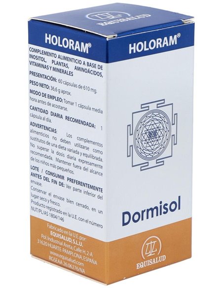 Holoram Dormisol 60Cap. de Equisalud