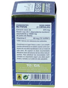 Reishi 6500Mg. 60Cap. Estado Puro de Tongil