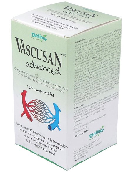 Vascusan Advanced 180 Tabletas de Naturemost