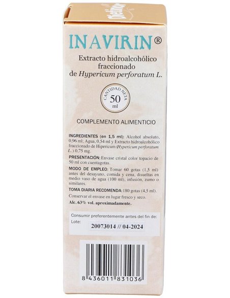 Inavirin Extracto Hidroalcohólico 50 Ml de Naturemost
