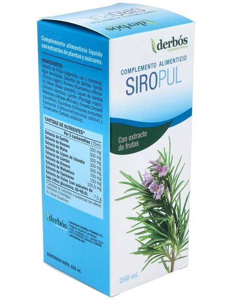Siropul Jarabe 250Ml. de Derbos