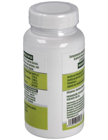 Omega 3 Y Omega 6 (A.De Borraja Y Salmon)120Perlas de El Valle