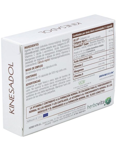 Kinesadol 30Cap. de Herbovita