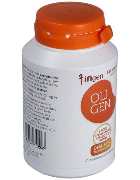 Oligen Dha 80% Tg Enzimatico 120Cap. de Ifigen