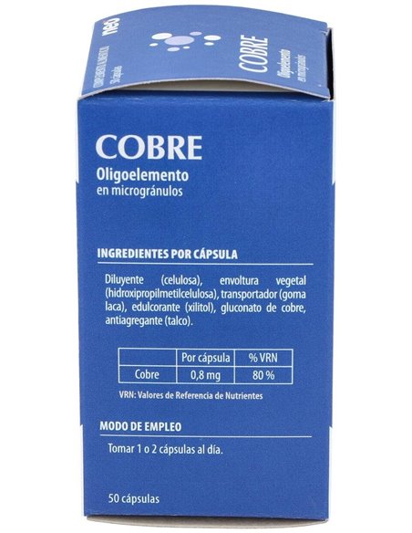 Cobre Microgranulos Neo 50Cap. de Neo