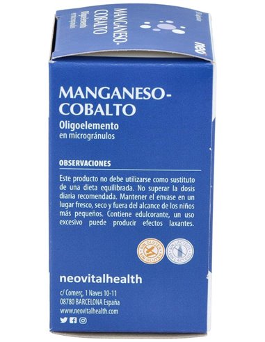 Manganeso-Cobalto Microgranulos Neo 50Cap. de Neo