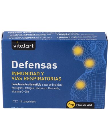 Vitalart Defensas Inmunidad 15 Comp. de Vitalart