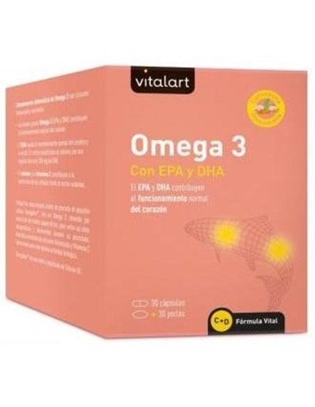 Vitalart Omega 3 30 Perlas+30 Capsulas de Vitalart