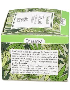 Crema Facial Cañamo 50Ml. Ecocert Bio de Drasanvi