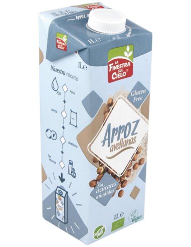 Bebida Vegetal De Arroz Con Avellanas 1Lt . de La Finestra Sul Cielo