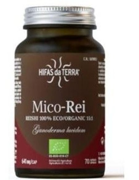 Mico Rei (Reishi) Hdt 70Cap. de Hifas Da Terra