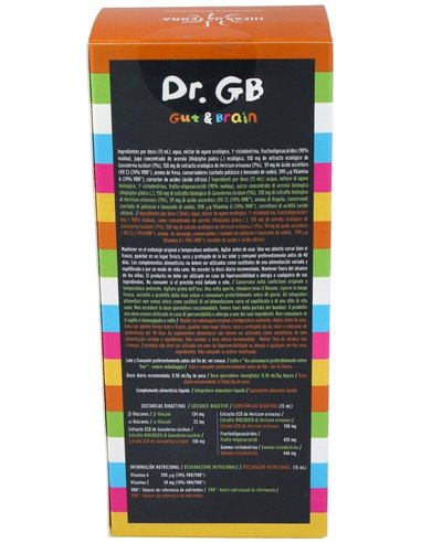 Jarabe Dr. GB Gut & Brain 250Ml de Hifas Da Terra - Hdt