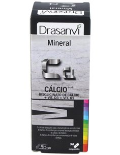 Mineral Calcio Vitamina D3+K2 90 Comprimidos Drasanvi