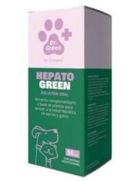 Hepatogreen Perros Y Gatos 50Ml. de Dr. Green Vet