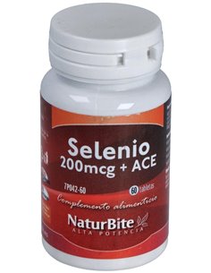 Selenio 200mcg+ACE, 60 Tabl. de NaturBite
