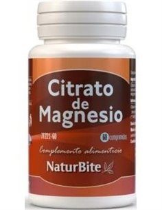Citrato de Magnesio, 60 Comp. de NaturBite