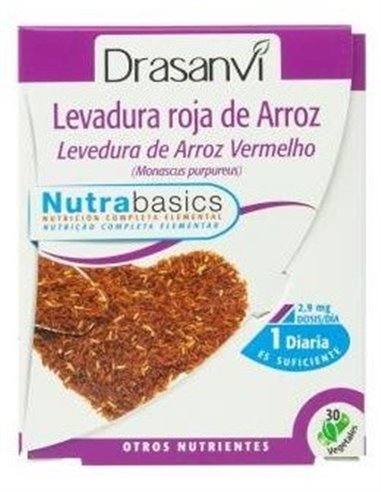 Levadura Roja De Arroz 2,9Mg Monacolina K 30Cap. de Drasanvi