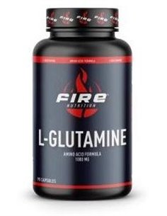 L-Glutamine 1000Mg 90Cap. de Fire Nutrition