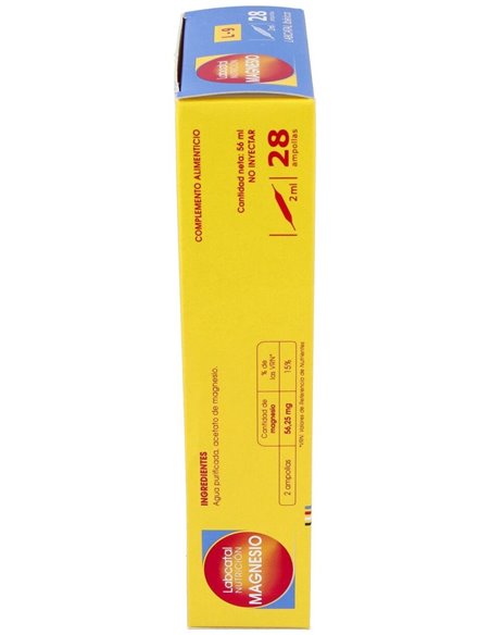Magnesio 9 28X2Ml Ampollas Labcatal