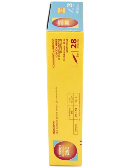 Lab. 18 (Zinc) 28 Amp. de Labcatal
