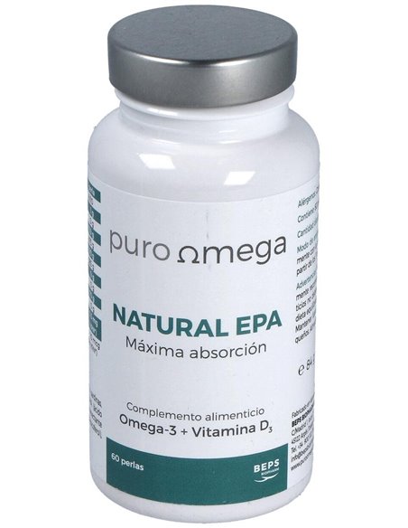 Natural Epa Maxima Absorcion 60Perlas de Puro Omega