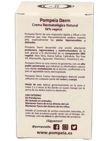 Pompeia Derm Crema Dosificador 50Ml. de F. De Pompeia