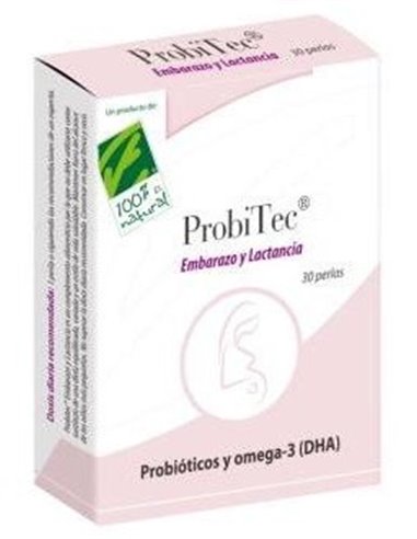 Probitec Embarazo Y Lactancia 30Cap+30Perlas de Cien Por Cien Natural