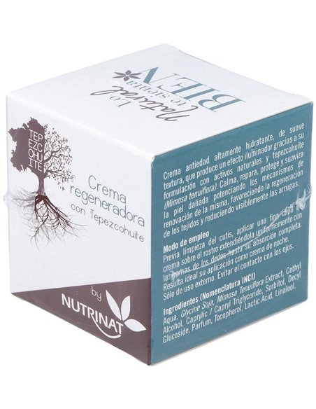 Crema Regeneradora Con Tepezcohuite  50 ml de Nutrinat