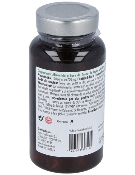 Oleomega 7 120Perlas de Mundonatural