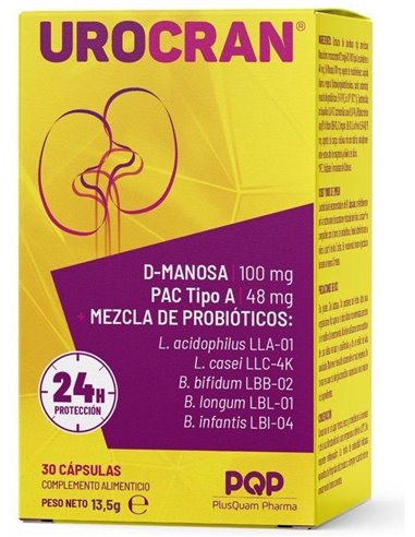 Urocran 30 Caps de Plusquam