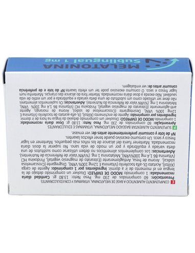 Melatonina 1Mg. 60Comp.Sublinguales de Tequial