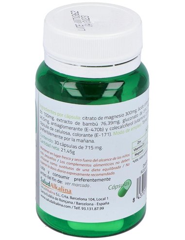 Silicio Organico 30Cap. de Saludalkalina