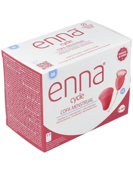Enna Copa Menstrual (M) 2Copas+Caja Esteril de Enna Cycle