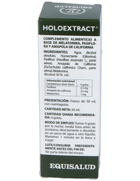 Holoextract Melatonina Sueño 50Ml. de Equisalud