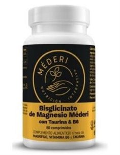 Bisglicinato De Magnesio Taurina+Vit B6 60Comp. de Mederi Nutricion Integrativa