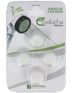Filtros Ecoducha Blister 4Unid. Ir16X4 de Irisana